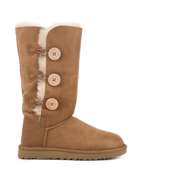UGG Bailey Button Triplet II Chestnut