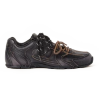 New Balance x Miu Miu 530 SL Leather Sneakers Black