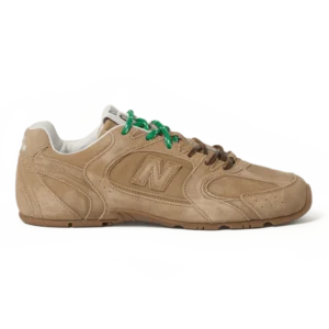 New Balance x Miu Miu 530 SL Suede Sneakers Ecru