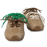 New Balance x Miu Miu 530 SL Suede Sneakers Ecru