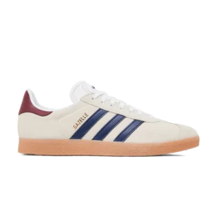 Adidas Gazelle Off White Dark Blue Collegiate Burgundy