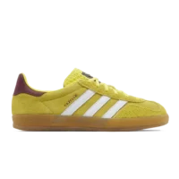 Adidas Gazelle Indoor Bright Yellow Cloud White Collegiate Burgundy