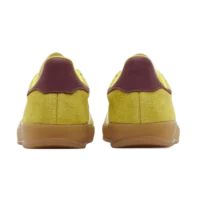 Adidas Gazelle Indoor Bright Yellow Cloud White Collegiate Burgundy